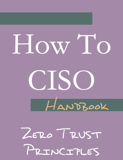 Handbook: Zero Trust Principles